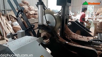 MÁY TIỆN GỖ CNC NẠP PHÔI TỰ ĐỘNG  WOODMASTER
