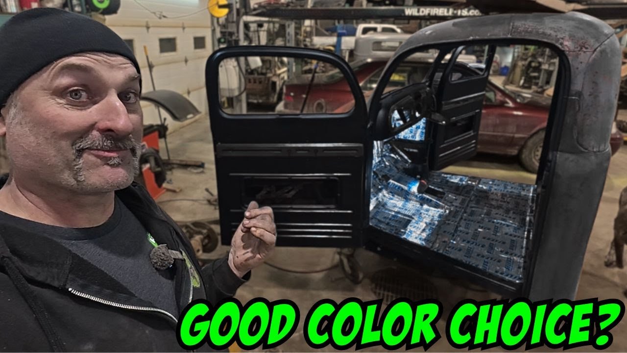 Our 1948 Mercury pickup Interior gets a little paint!