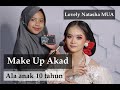 Make up akad ala anak 10 tahun