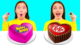 Desafío de Decoración de Pasteles | Come Solo Dulce 24 horas por KaZaZa Challenge