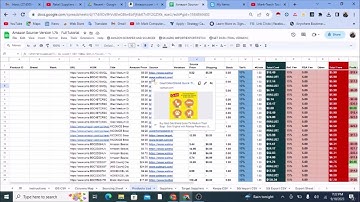 "Amazon Sourcer" Google Sheet Part 5 - Getting Suppliers Prices, Shipping, and Stock with Software