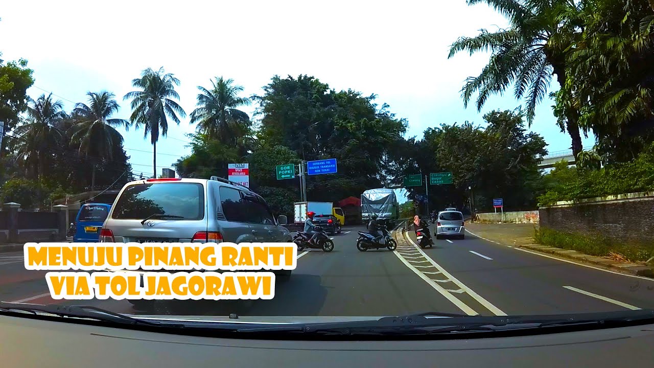 Perjalanan Cibubur - Pinang Ranti - Cibubur Via Tol Jagorawi || Jakarta || Drive With Toyota Innova