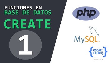 1 - Funciones Básicas en Base de Datos - CRUD - CREATE
