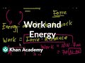 Introduction to work and energy | Work and energy | Physics | Khan Academy