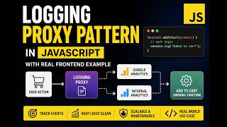 33. Logging Proxy Pattern in JavaScript Explained with Real Frontend Example 🚀