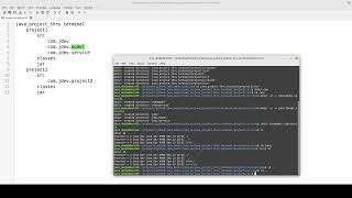 Java thru terminal, how to create java project thru linux terminal?