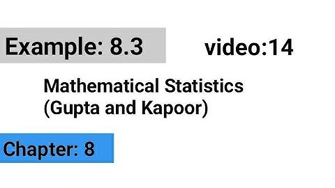 Example: 8.3 || Binomial distribution || chapter:8