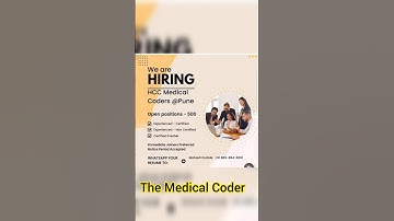 500+ Medical Coding Jobs Opening | Freshers & Experience Medical Coding Job Opening #job #shorts
