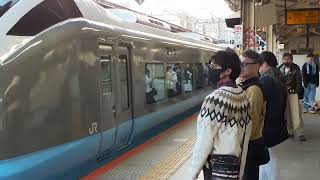E653系1000番台カツK71編成(フレッシュひたち水色)横浜駅発車 2026.2月22日 16:44発