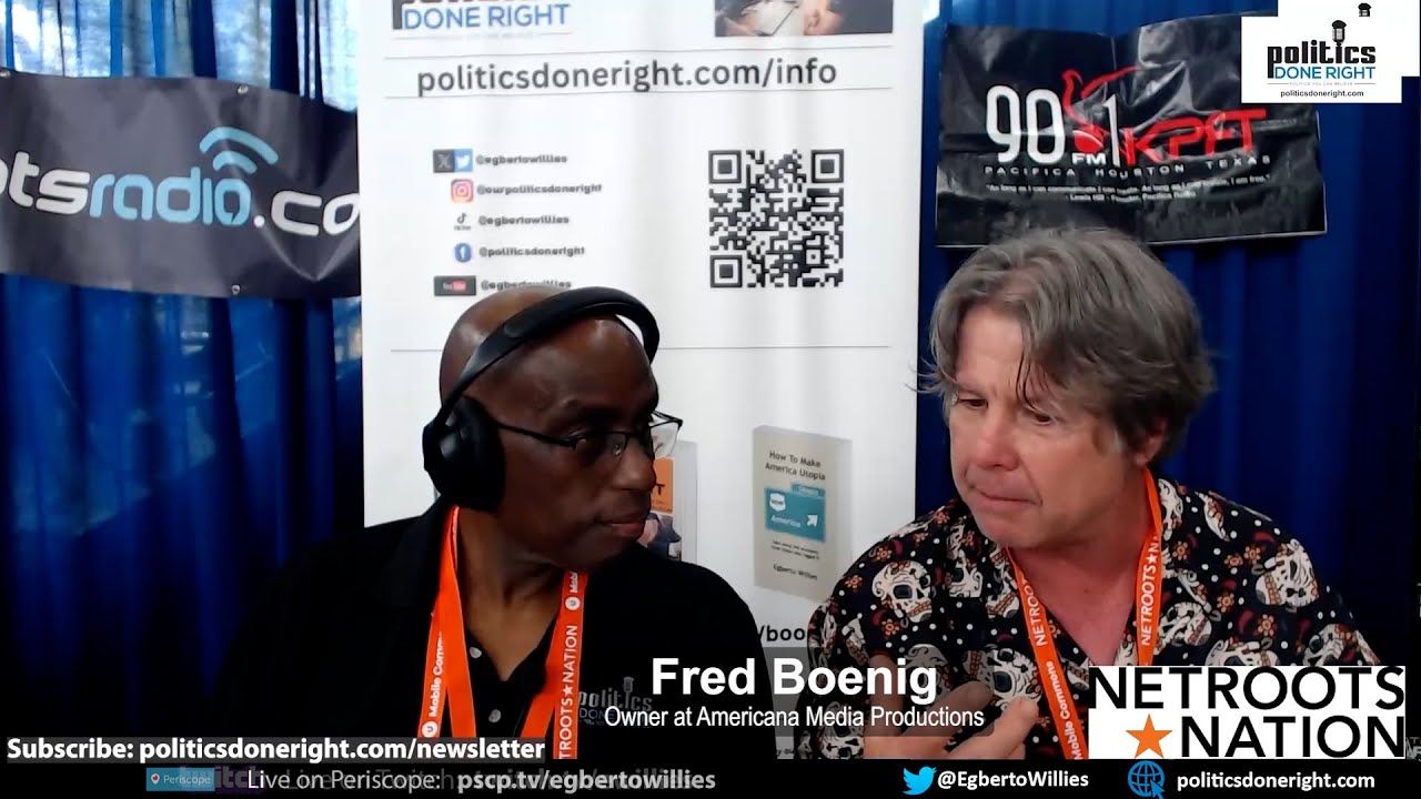 Fred Boenig discusses Project 2025 and more at Netroots Nation 2024.