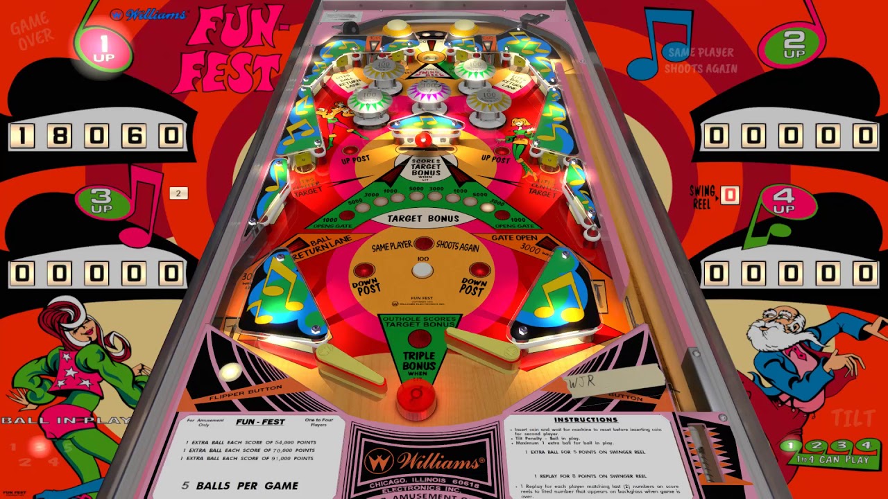Fun-Fest Pinball VPX - YouTube