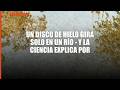 Un disco de hielo gira solo en un río - y la ciencia explica por qué #viral #viralshorts #clima