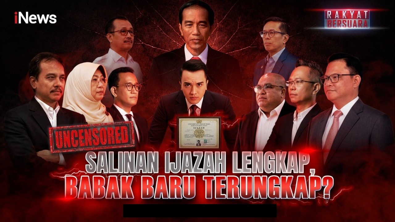 🔴SALINAN IJAZAH LENGKAP,  BABAK BARU TERUNGKAP? | RAKYAT BERSUARA