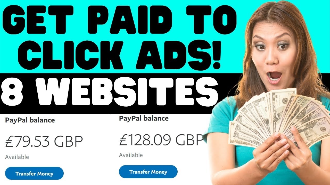 Get Paid To Click Ads Online 2021 | Make Money Online Fast | 8 Websites To Get Paid To Click Ads