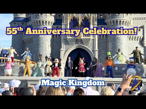 Walt Disney World 55th Anniversary Moment, with Characters