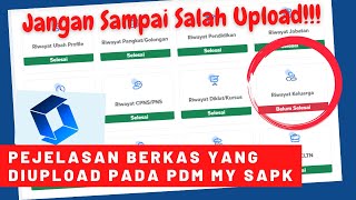 Complete Explanation of Files Uploaded to PDM MY SAPK | Independent Data Entry for CPNS/PNS