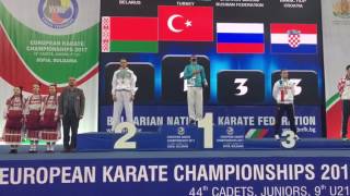 ALPARSLAN YAMANOGLU 2017 EUROPEAN CHAMPION +84