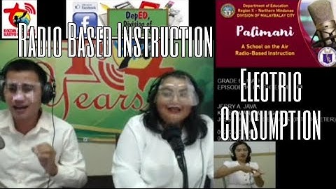 Radio Based Instruction MATH 6 | Electric Consumption