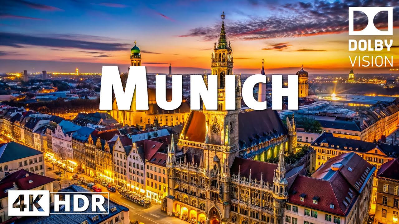 [4K] MUNICH – City of Lights & Bavarian Nights | Deep House Chill