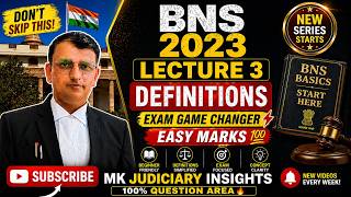 📚 BNS 2023 Lecture 3 | Section 3 Explained | Complete Concept Clarity #bns2023 #law #criminaljustice