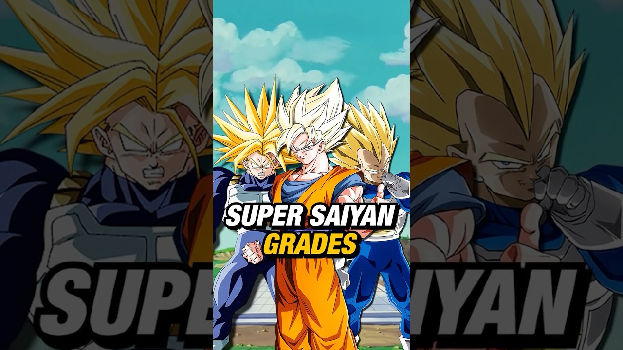 The Super Saiyan GRADES #dragonball  #dbz #goku