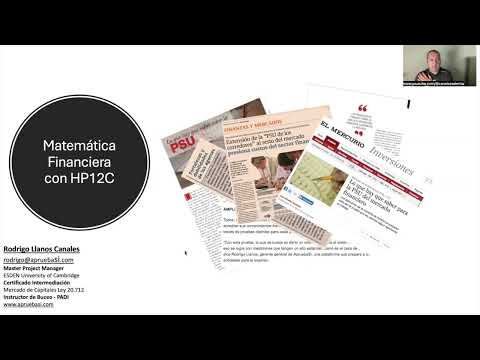 Matemática Financiera con HP12C Agosto 2024