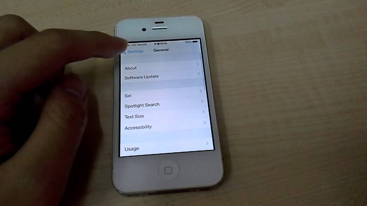 Iphone 4s Ios 7 Ios 7 0 6 Wifi Problem Wifi Disabled Greyed Out Bug Youtube