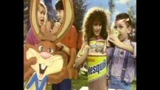 Pubblicità Nesquik - Quicky, la pallavolo e i cereali.  (1991)