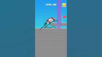 Draw Bridge Puzzle Game Level 195 #shorts