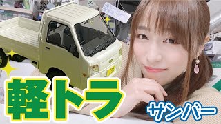 MTの軽トラを乗り回していたので、プラモデルのアオシマ サンバーを作ってみました。