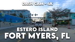 Estero Island Drive: Fort Myers, FL 🚗 | 4K Coastal Adventure!