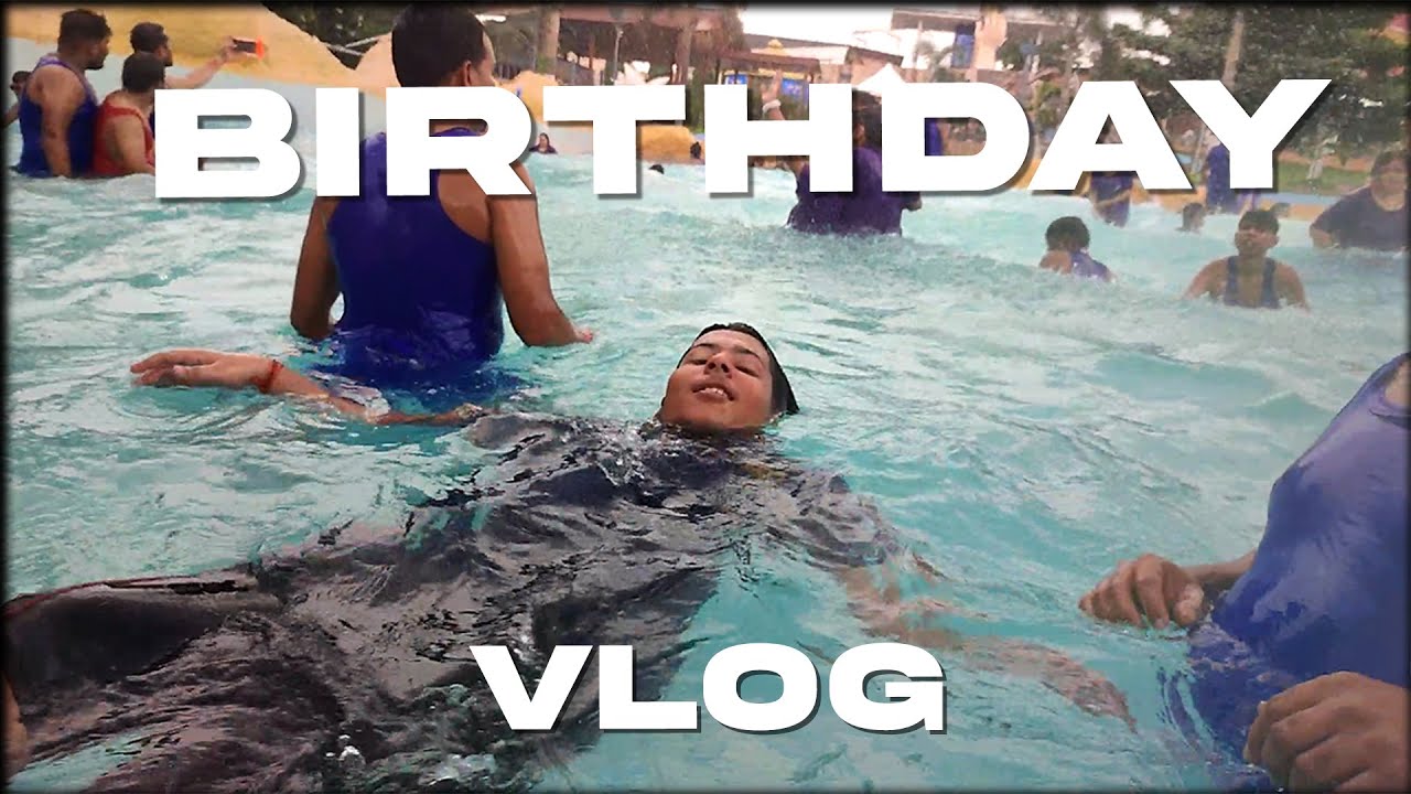 Birthday Party with friends in water park || ARNAV TO DARR GAYA || #Vlog #CrescentWaterparkIndore