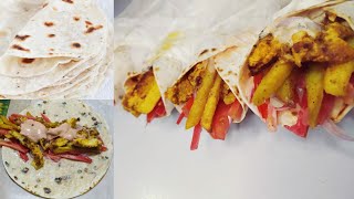 Chicken Shawarma Recipe | Tortilla bread | Garlic Sauce | Chicken Shawarma