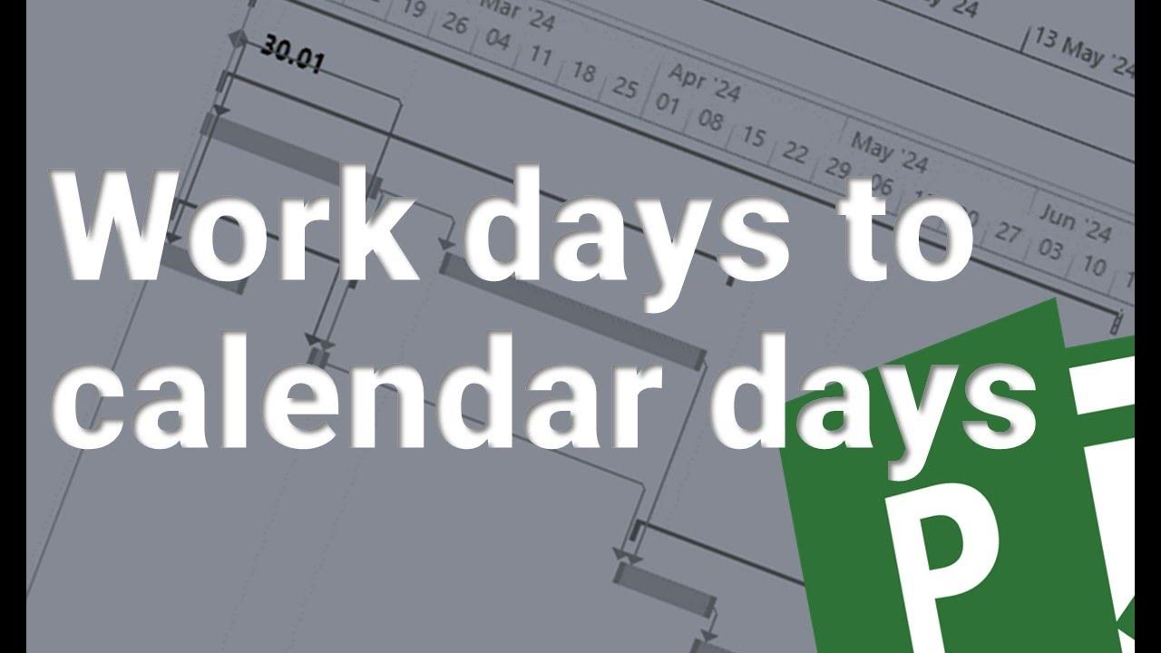 Calculate Business Days To Calendar Days