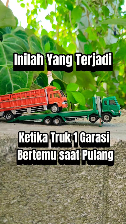 Truk Flatbed ini Gendong Teman Satu Garasi Untuk Jalan Pulang!!