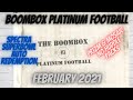 Boombox Platinum Football Subscription Box February 2021. Spectra Redemption Returned!