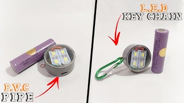How To Make Rechargeable LED Keychain Light At Home. #DIYLight  #LEDKeychain