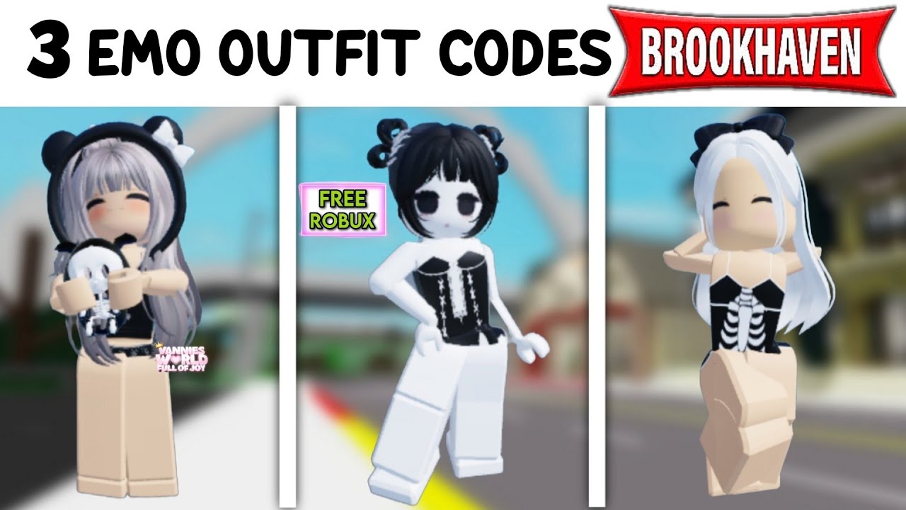 Uma qualidade bem boa que bom #ID #brookhaven #roblox #emo