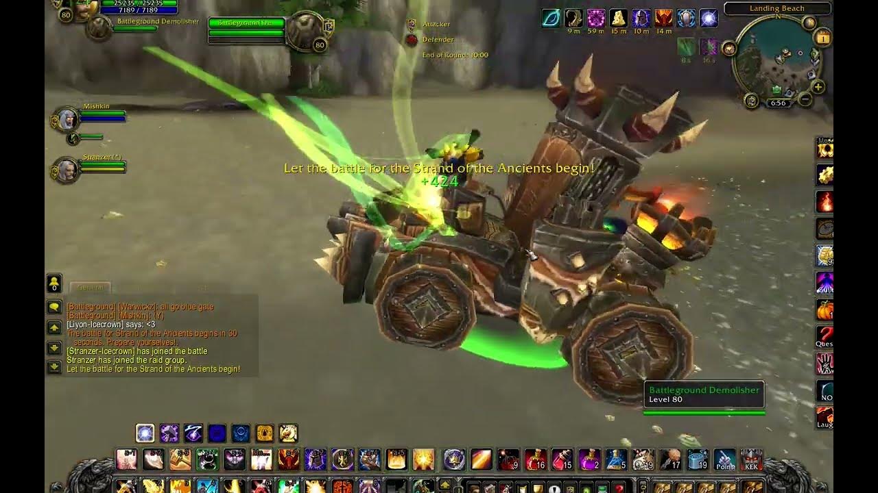 Grinding Mine & BGS WOTLK 105 YouTube