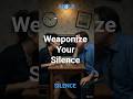 "Silence makes people nervous ?"  #Silence #Psychology #EmotionalDiscipline #shorts