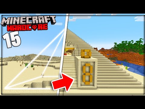 اهرام مصر رو بازسازی کردم🥵 | ماینکرافت هاردکور پارت 15