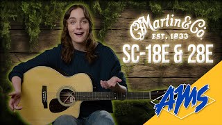 Play for days with the all-new Martin SC-18E and SC-28E Acoustic Guitars