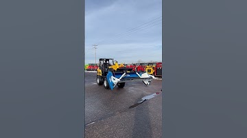 SnowFire BLAST Snow Pusher on Gehl AL550 Compact Wheel Loader