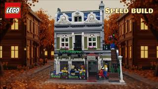 LEGO 10243 Speed Build ! Parisian Restaurant Minifig Story