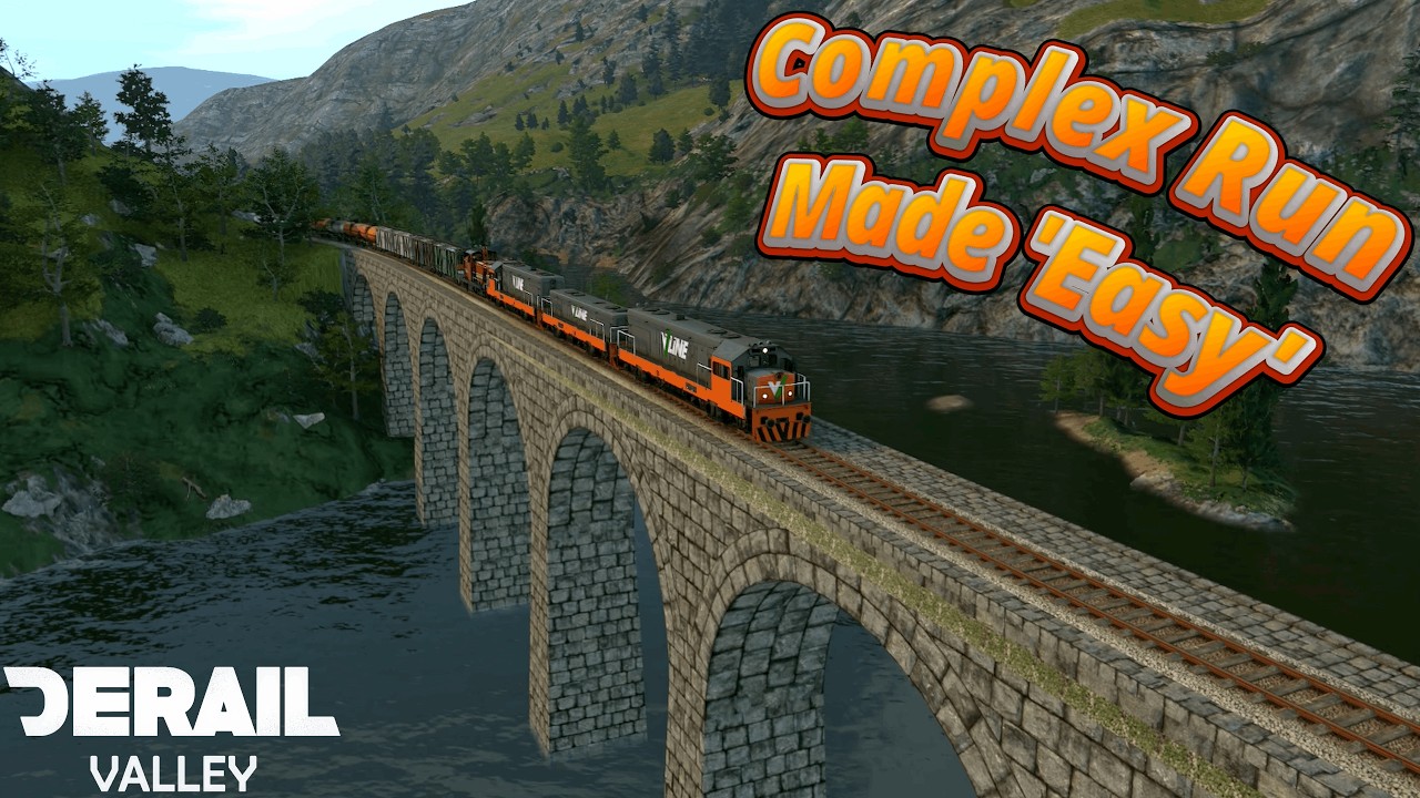 COMPLEX Consist in Derail Valley - Train Simulator - YouTube