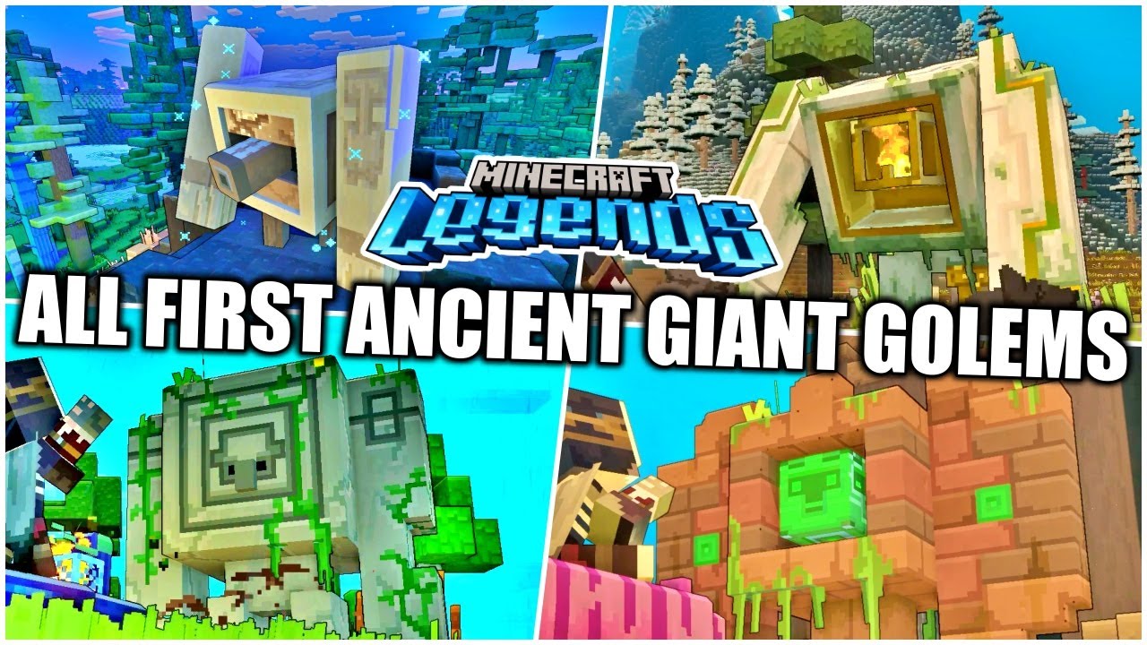 Minecraft Legends: How To Unlock First Golem Super Units  Oak, Brick,  Stone & Diorite Golem Locations Guide - Gameranx