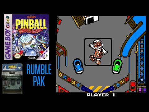 3-D Ultra Pinball: Thrillride (GBC) - see the RUMBLE PAK!