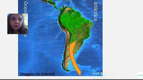 Como o relevo e as correntes marítimas influenciam o clima continente americano?
