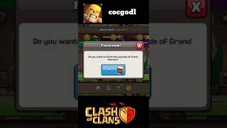 finally th13 Grand warden upgrade book of heroes😱#clashofclans #heroes#shortsfeed #cocguide