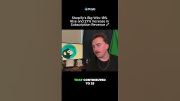Shopify’s Subscription Revenue Skyrockets by 27%! 📈 #shorts